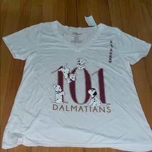 Disney White 101 Dalmatians Graphic Tee